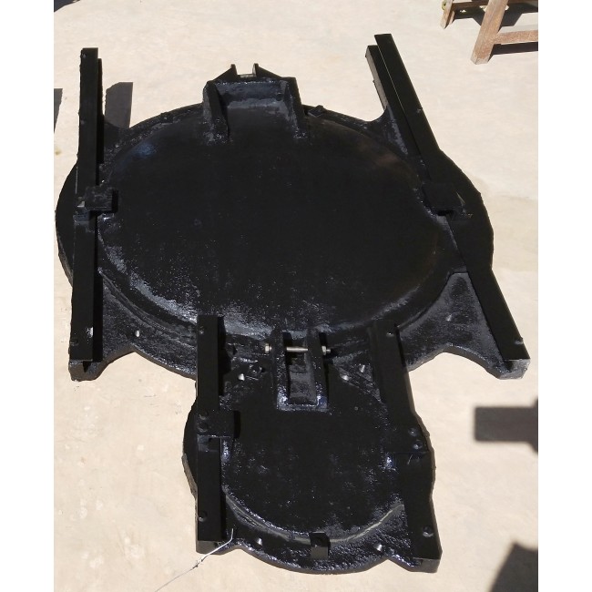 PZ法蘭連接鑄鐵鑲銅閘門